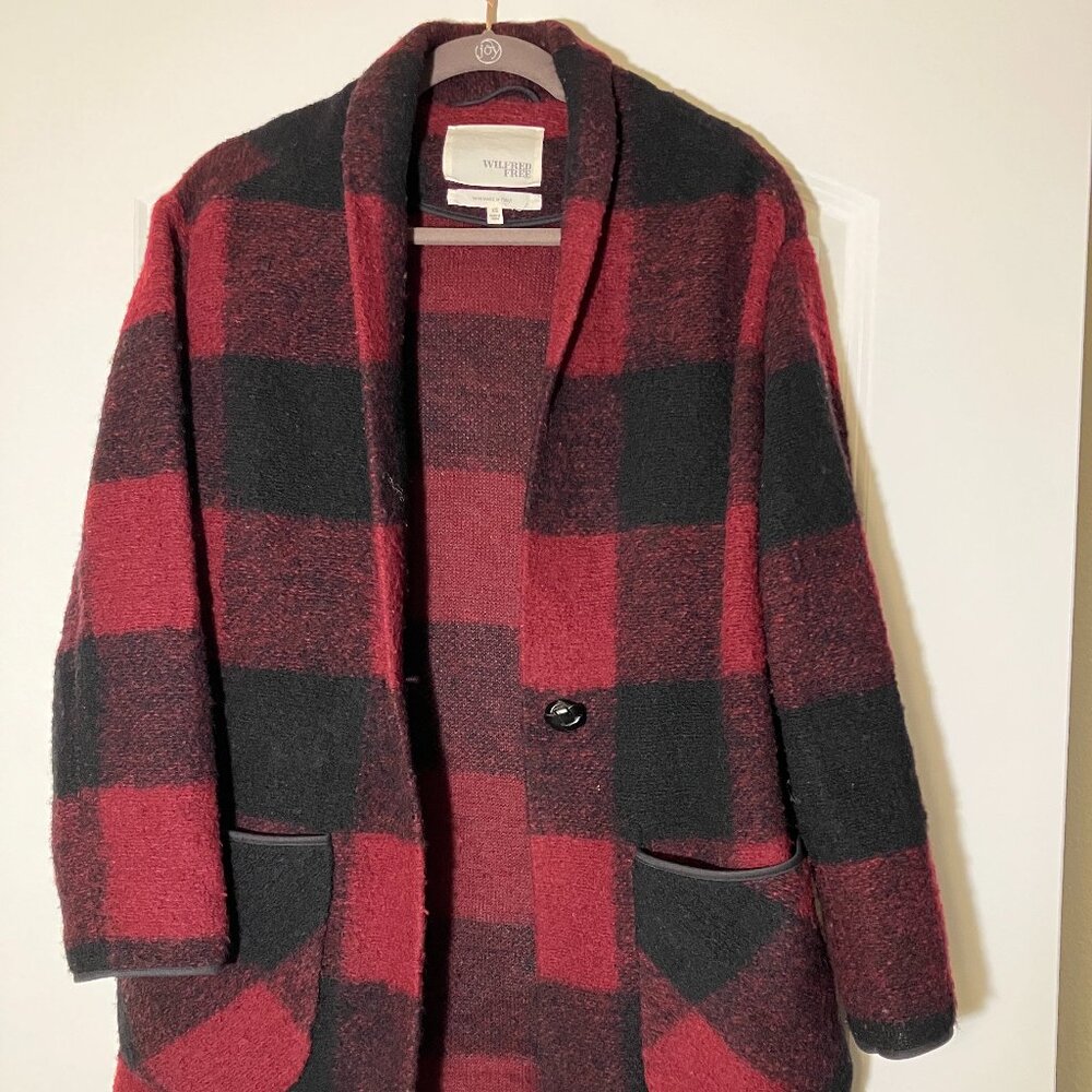 Aritzia Wilfred Free Wool Blend Oversized Jacket